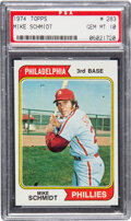 1974 Topps #283 Mike Schmidt Philadelphia Phillies Baseball Card Low Grade