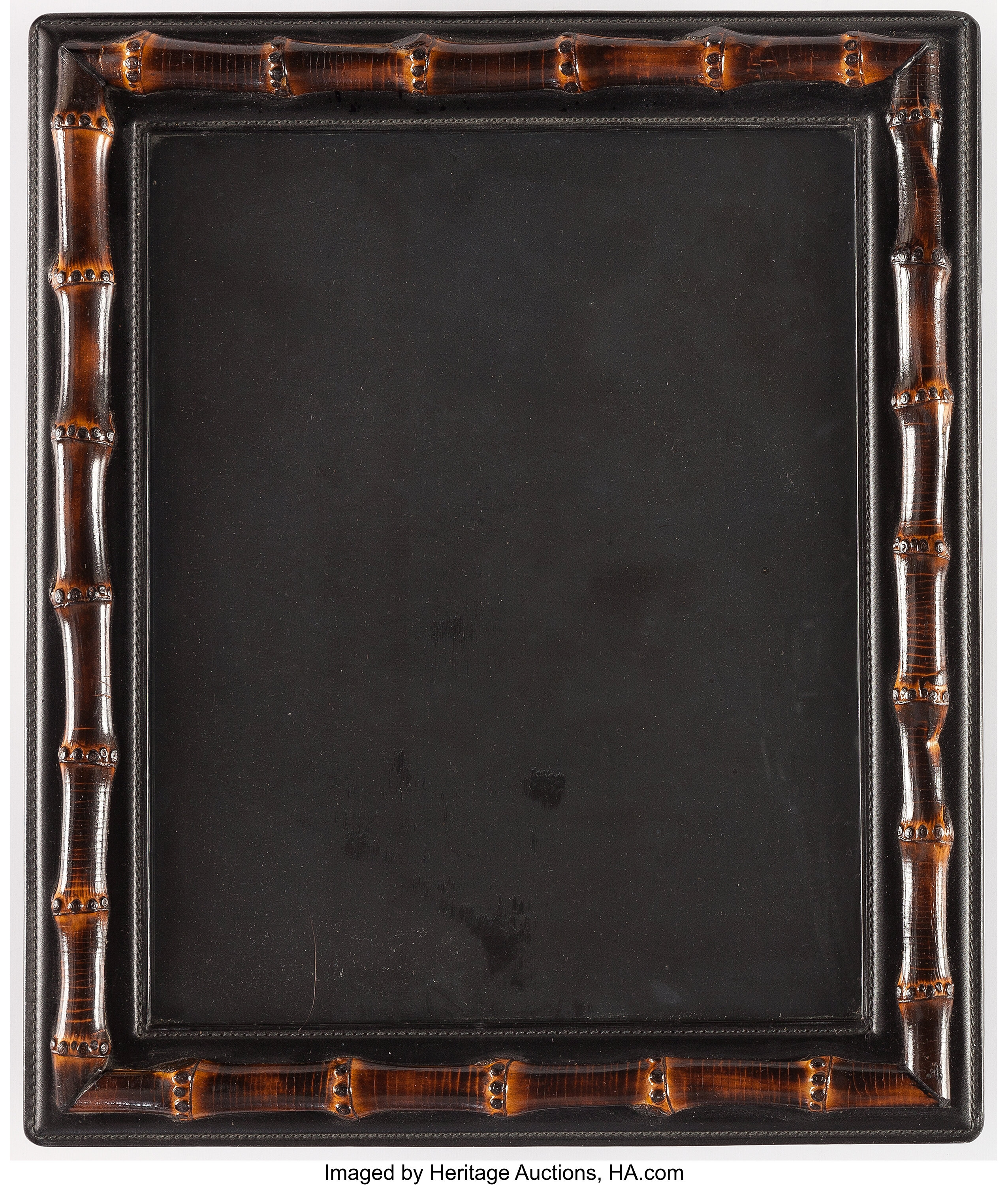 indsigelse erstatte Robe Gucci Black Leather & Bamboo Picture Frame . Very Good Condition . | Lot  #17021 | Heritage Auctions