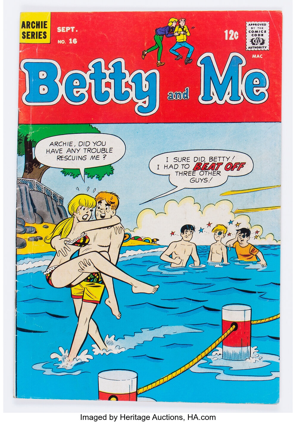 Betty and Me #16 (Archie, 1968) Condition: VG-.... Silver Age | Lot #12302  | Heritage Auctions