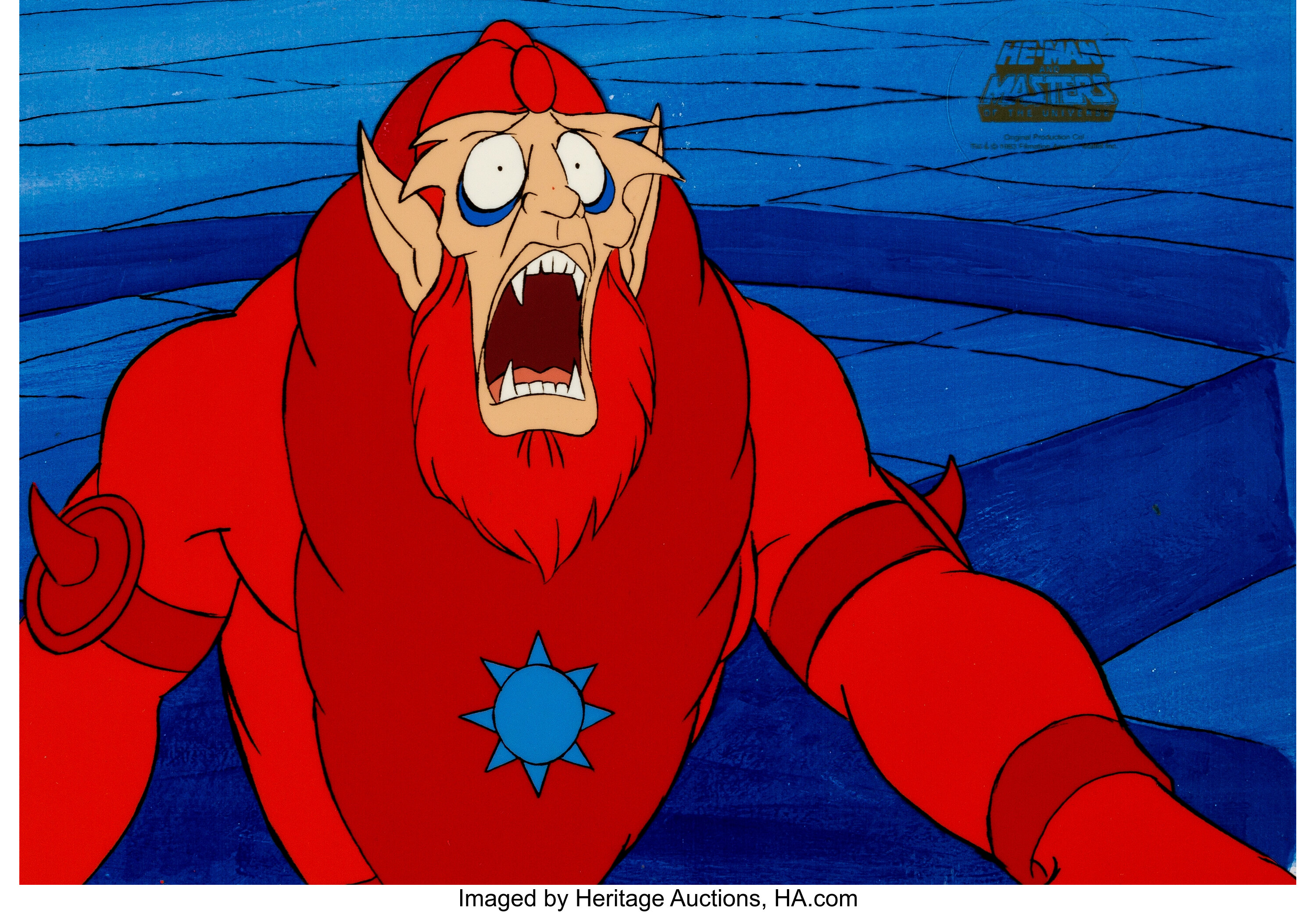 He-Man and the Masters of the Universe Beast Man Production Cel and ...