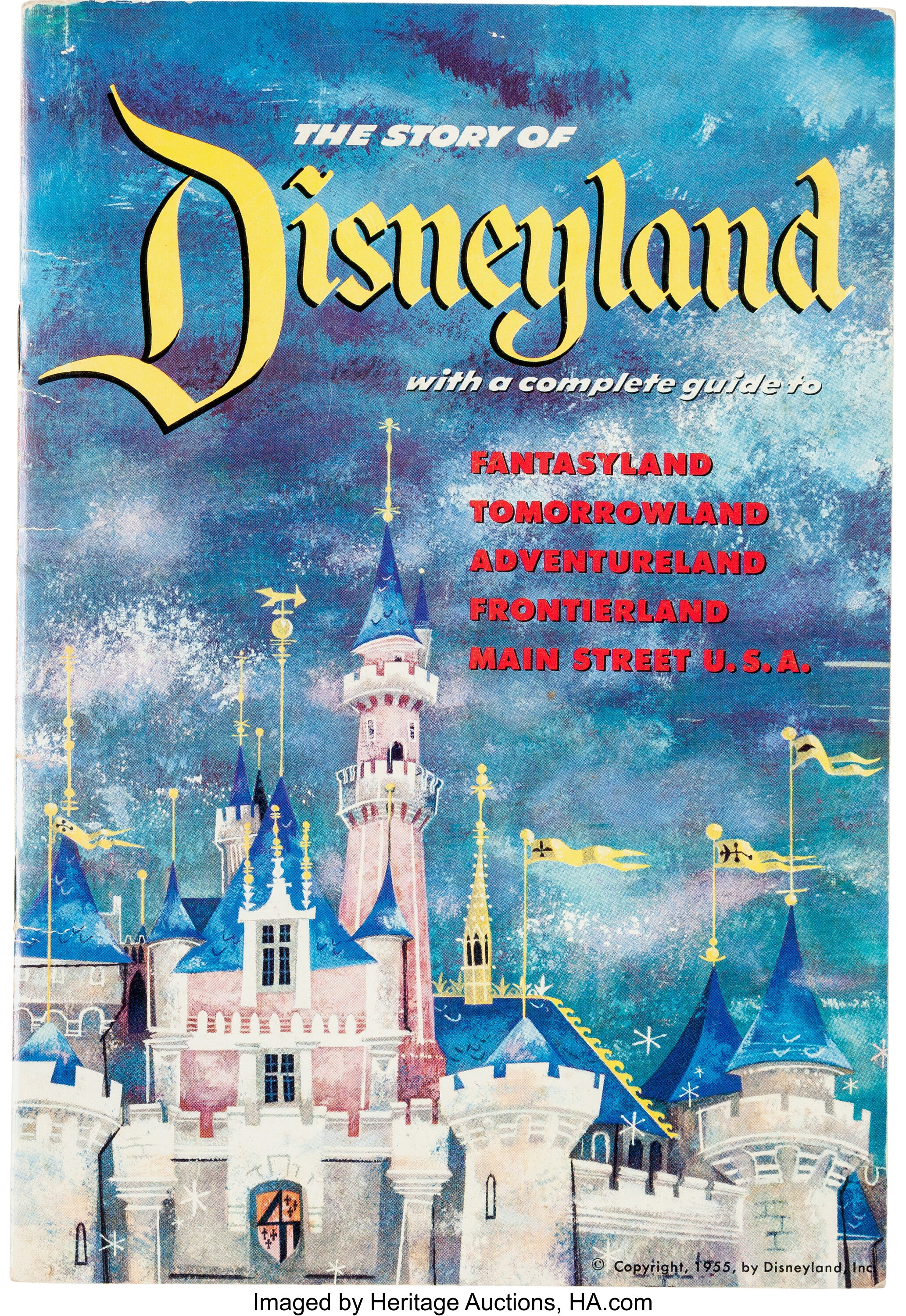 The Story of Disneyland Park Guide Booklet (Walt Disney, 1955