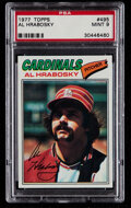 1977 Topps Al Hrabosky #495 PSA Mint 9. Baseball Cards Singles, Lot  #86709