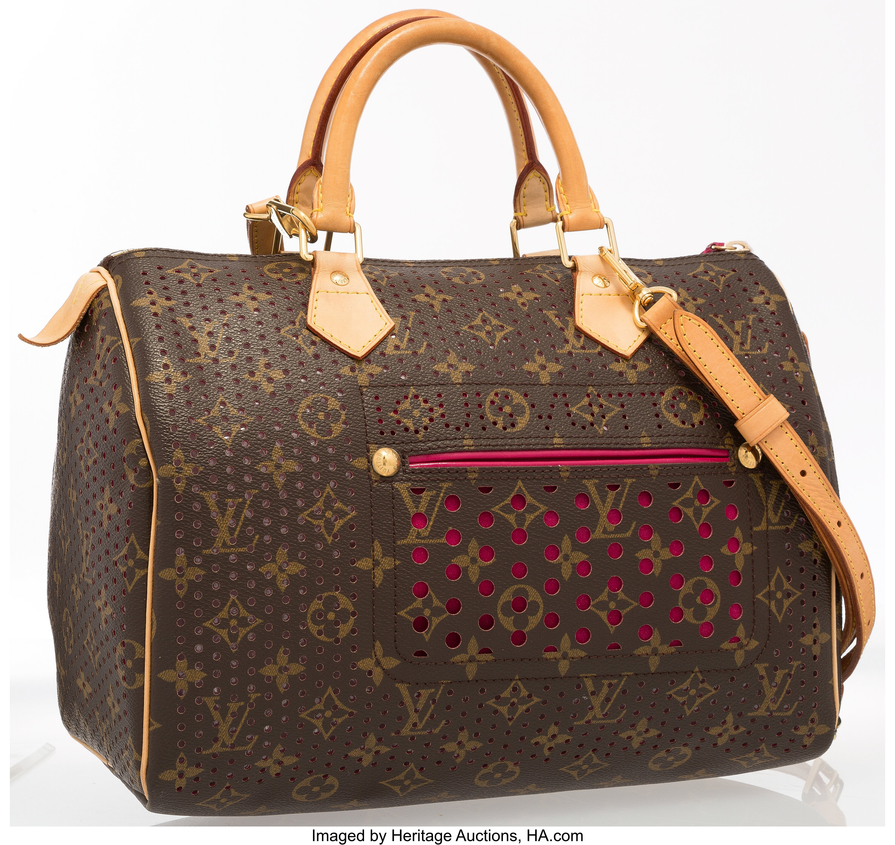 Louis Vuitton Limited Edition Classic Monogram Canvas Perforated, Lot  #18009