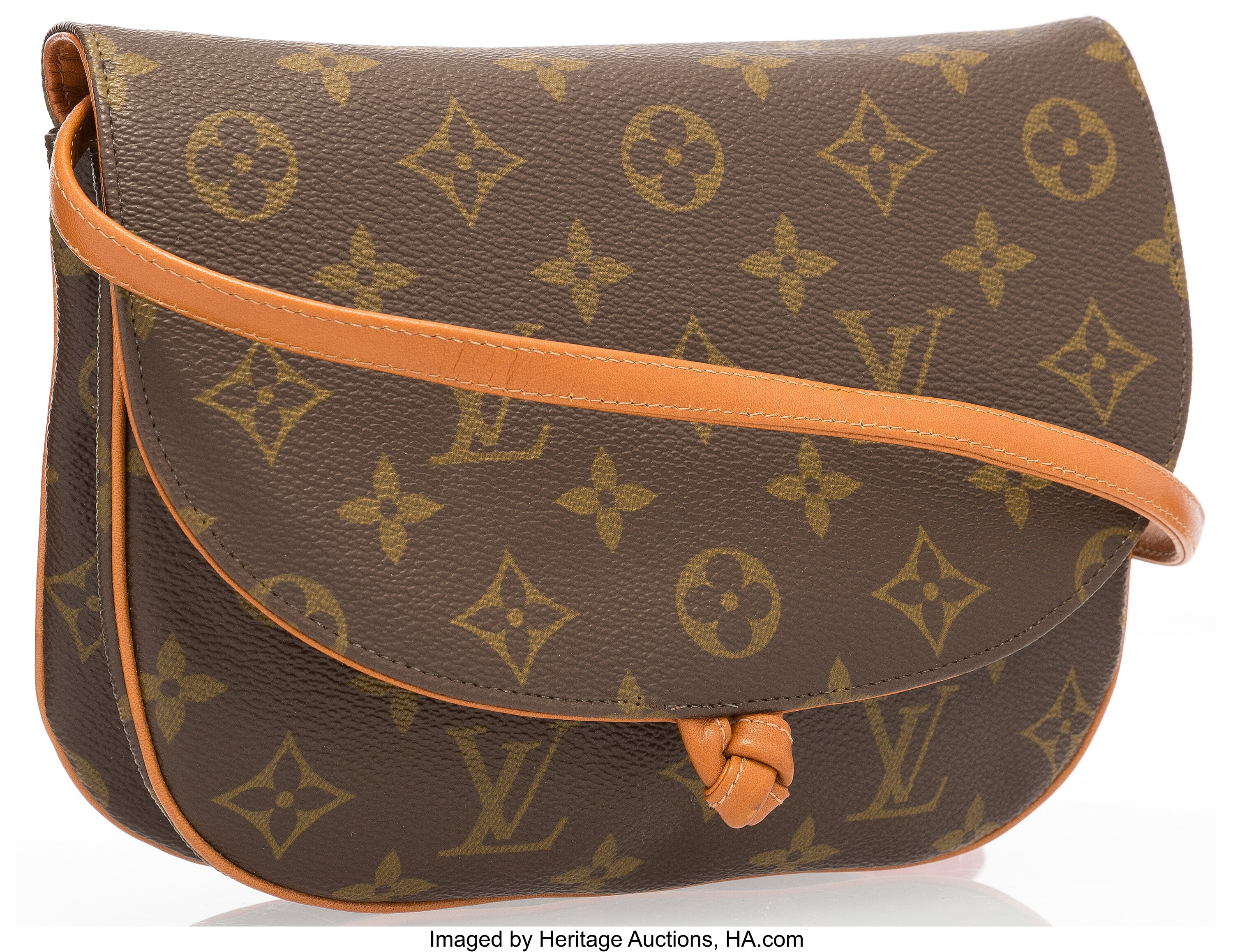 Louis Vuitton, Bags, Auth Vintage Louis Vuitton Lv French Co Odeon  Monogram Knot Flap Bag Purse
