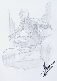 Dale Keown Spider-Man Sketch Original Art (undated).... Original | Lot ...