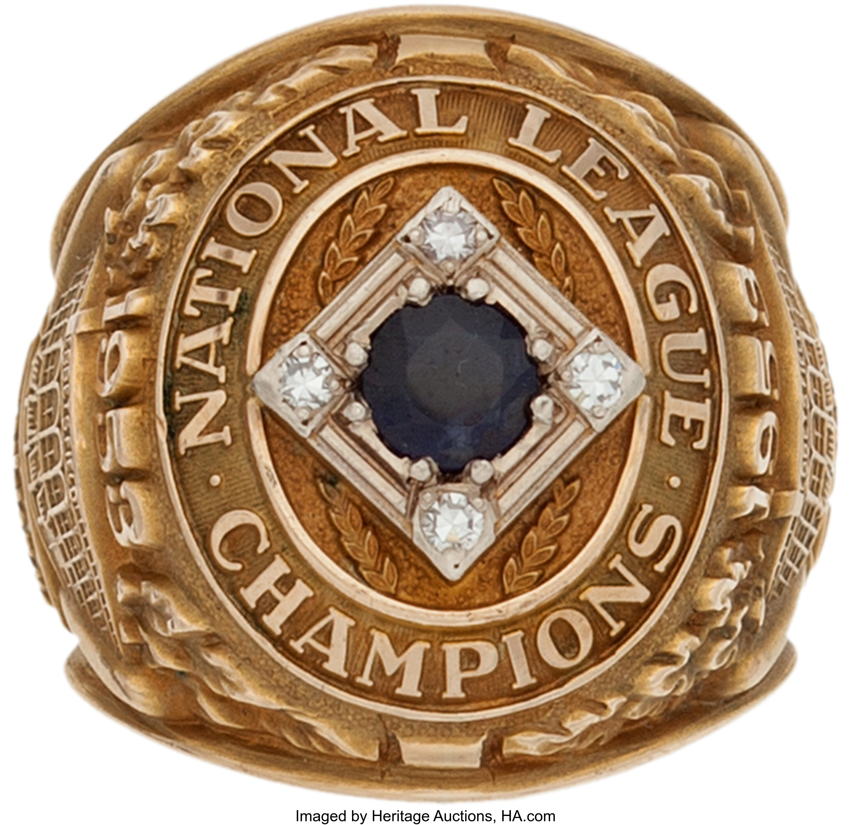 Dodgers presented with National League championship rings