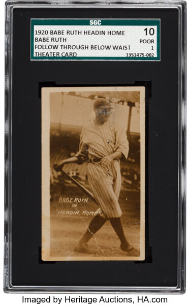 Babe Ruth Comes Home Movie Vintage Baseball Poster — MUSEUM OUTLETS