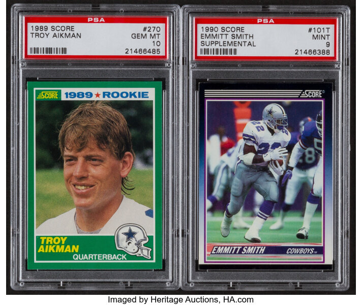 Sold at Auction: Troy Aikman and Emmitt Smith Official Photo