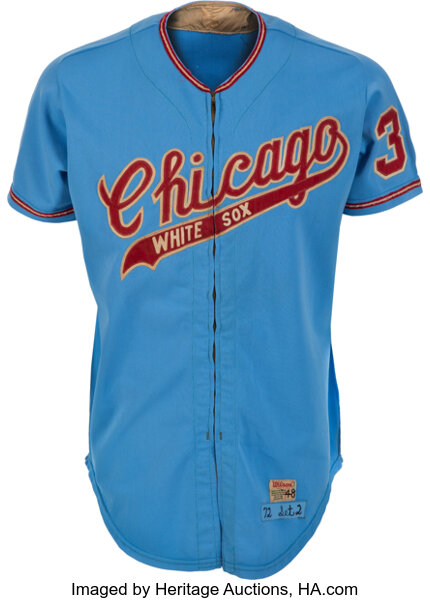 1972 Eddie Fisher Game Worn Chicago White Sox Jersey & Pants. , Lot  #80249