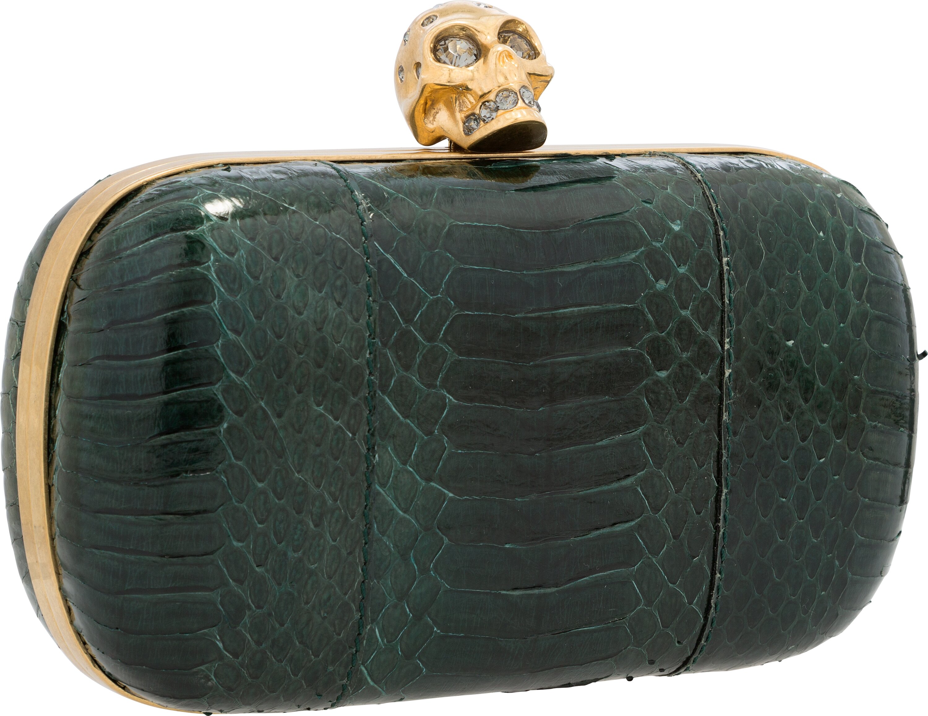 Alexander mcqueen clutch online with skull