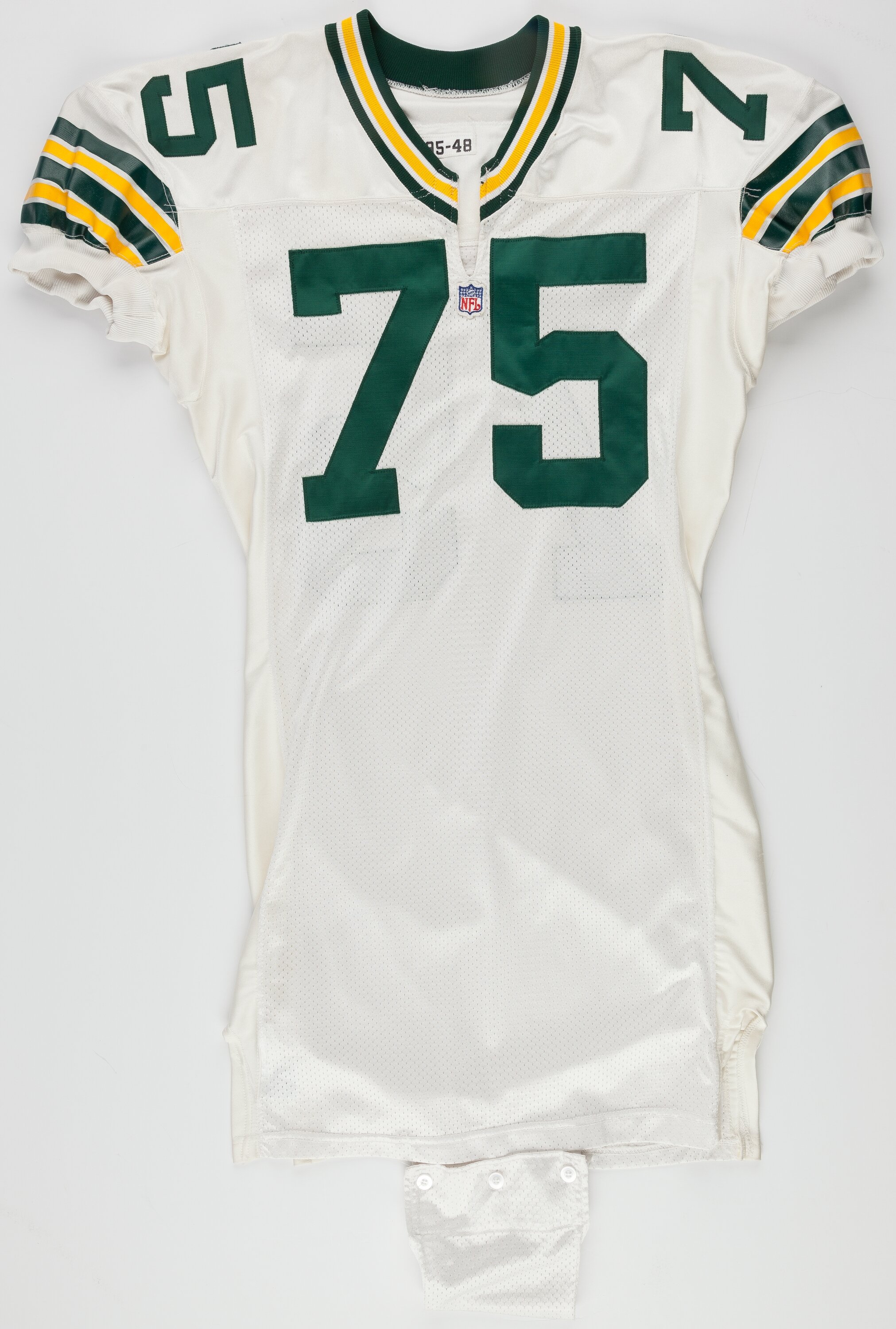 1992 Ken Ruettgers Game Worn, Signed Green Bay Packers Jersey and, Lot  #42170