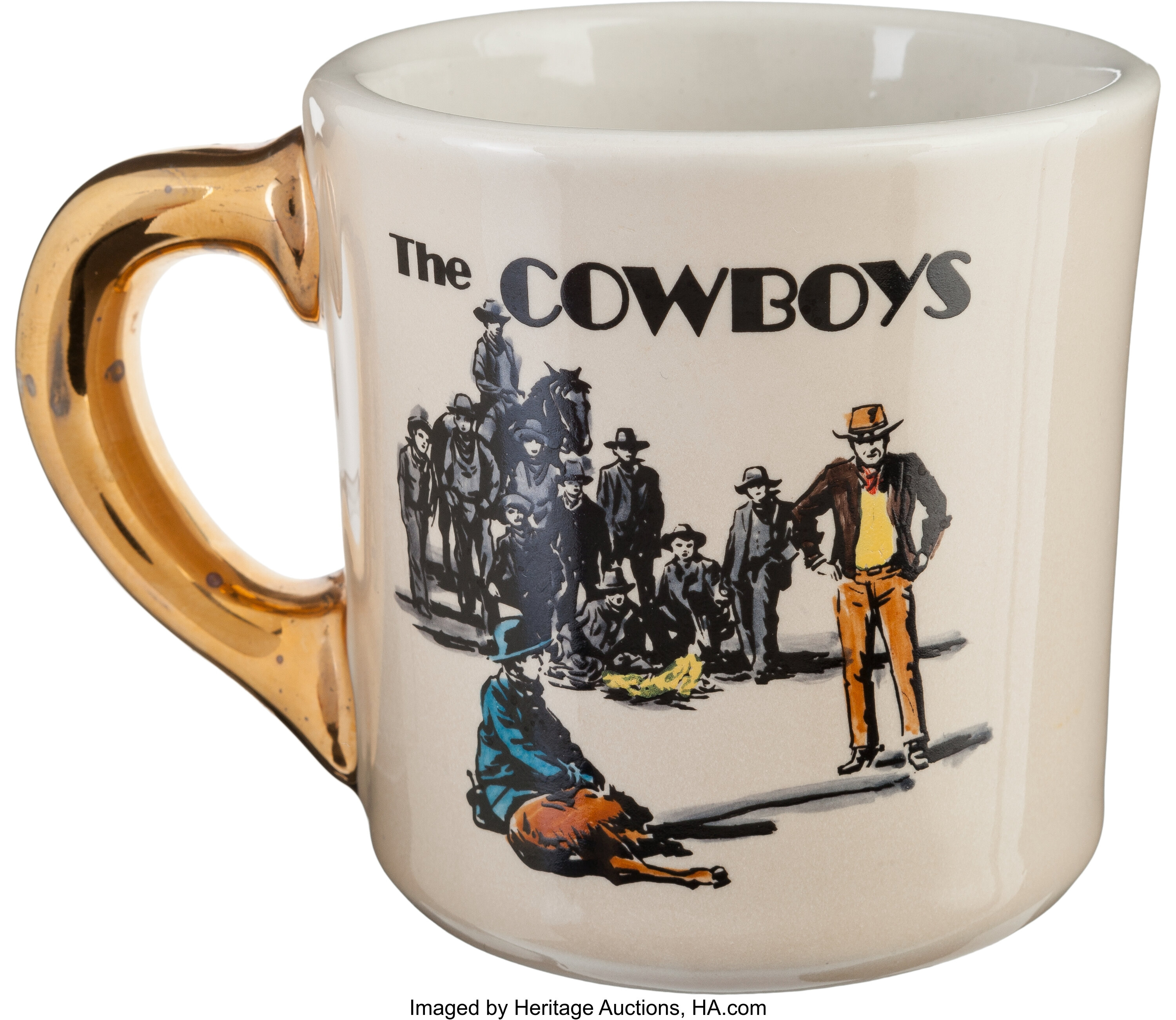 A John Wayne Gifted Coffee Mug From The Cowboys Movie Tv Lot 90013 Heritage Auctions