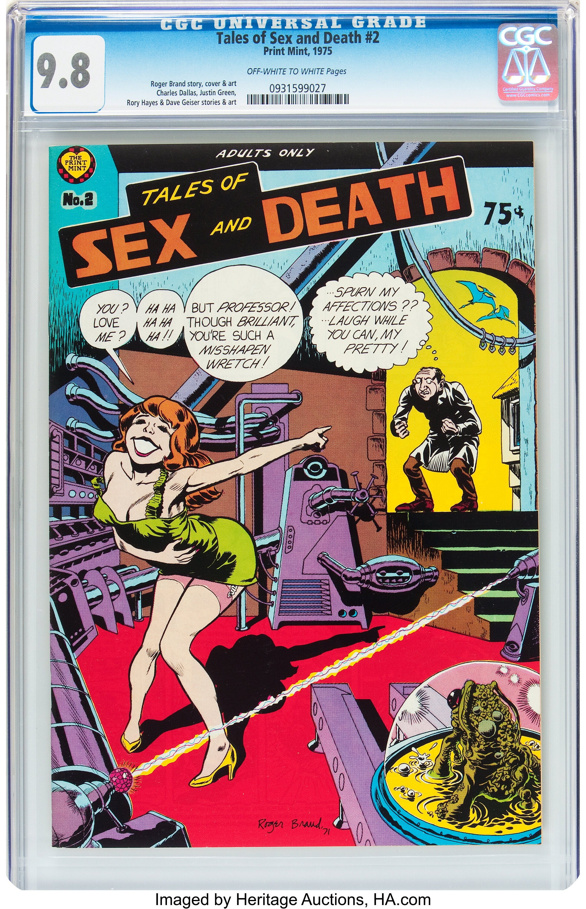 How Much Is Tales of Sex and Death #2 Worth? Browse Comic Prices | Heritage  Auctions