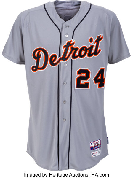 Cabrera Exclusive! Miguel Cabrera Detroit Tigers Milestone Game-Used Jersey  With KB Patch (MLB AUTHENTICATED)