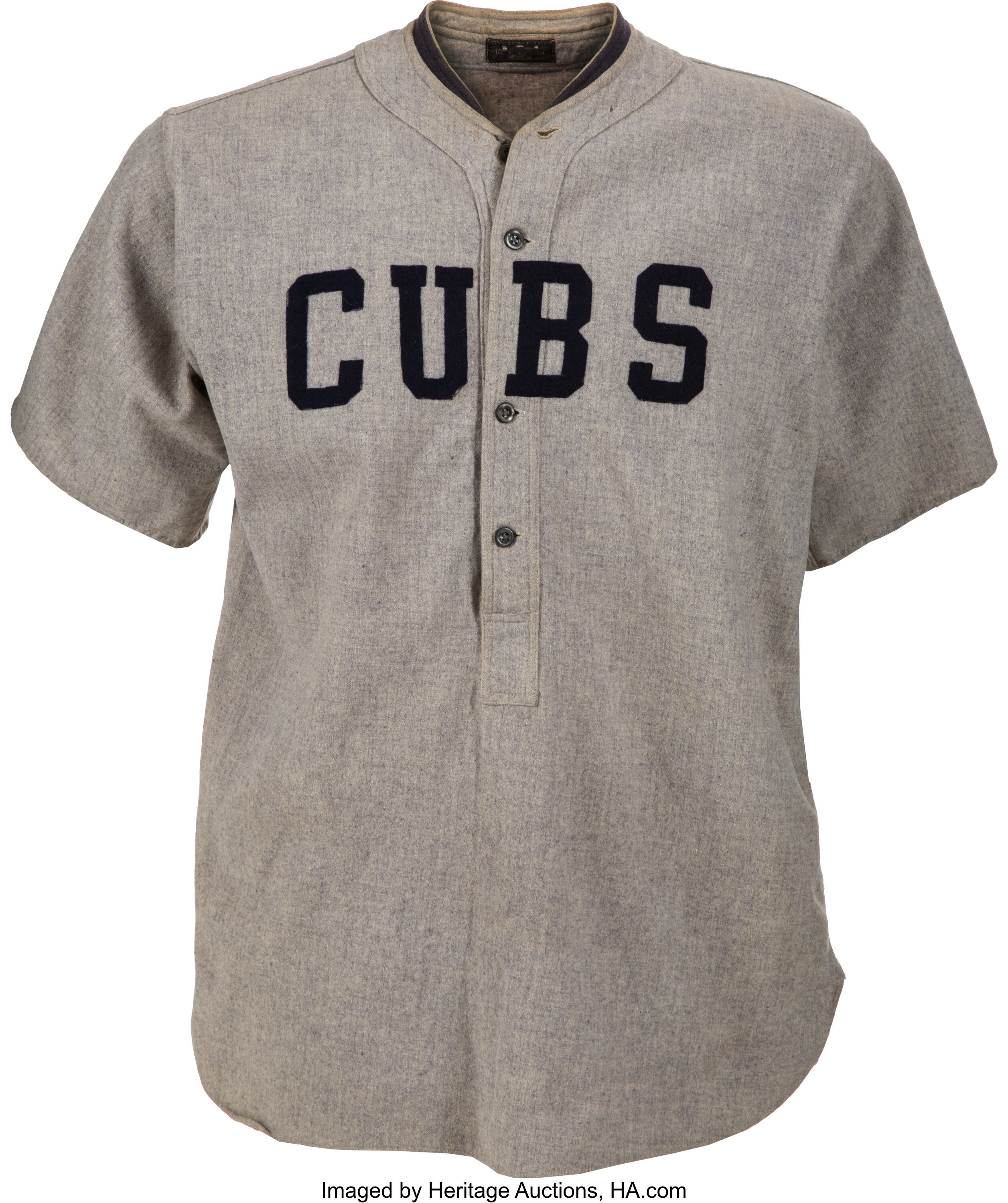 Early 1920's Chicago Cubs Game Worn Jersey, MEARS A8. Baseball, Lot  #80001