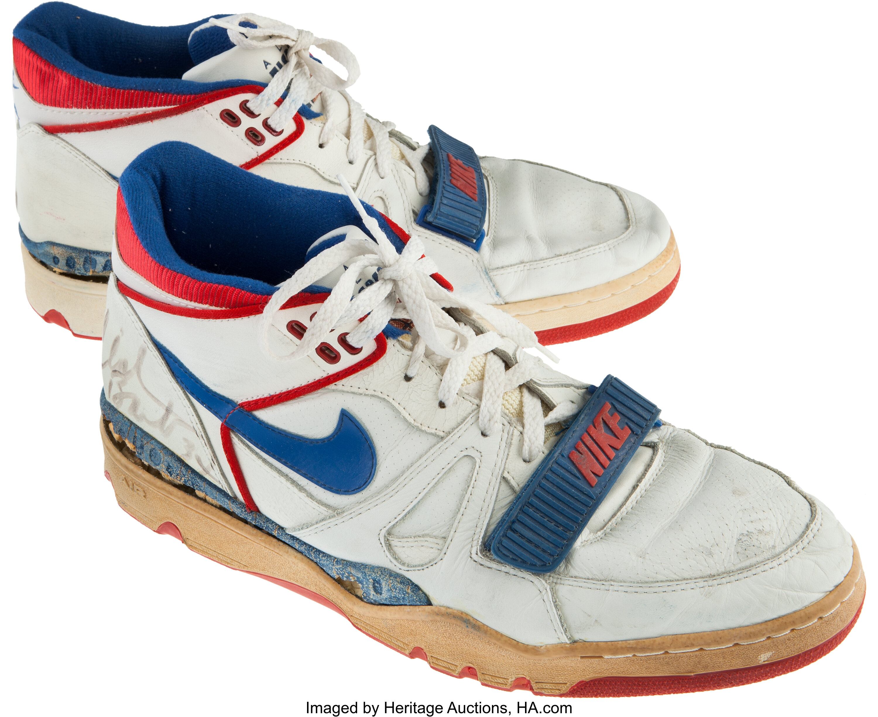 1988-89 Charles Barkley Game Worn Shoes - From Family of Sandy | Lot #80292  | Heritage Auctions