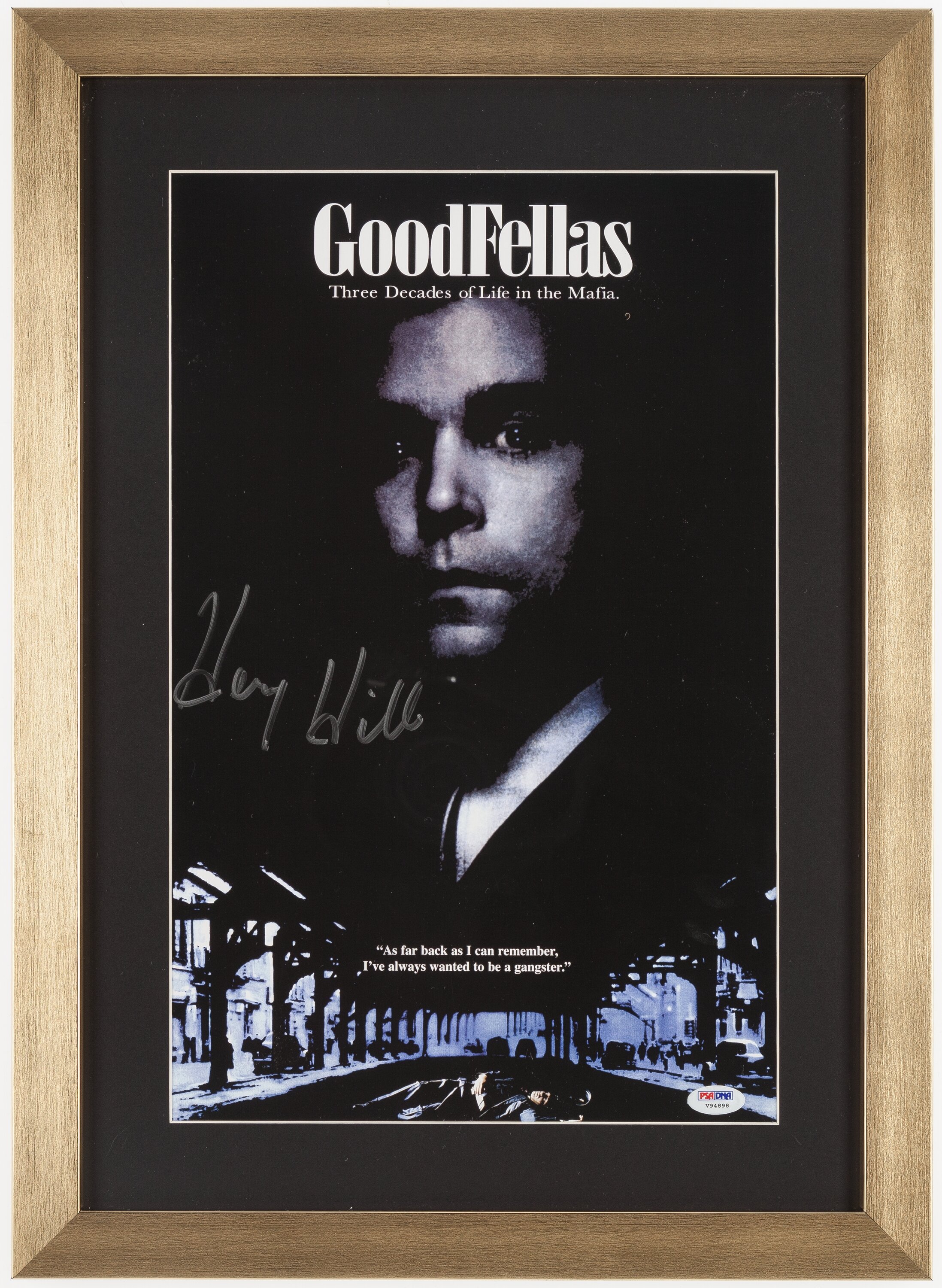 Henry Hill Signed Goodfellas Print Miscellaneous Lot 44155