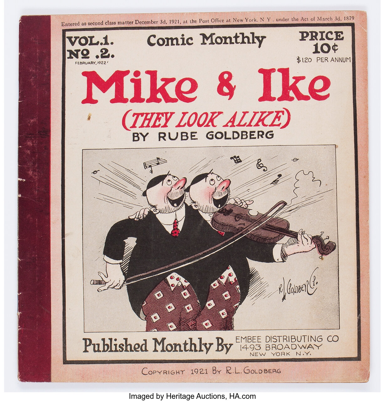 Comic Monthly 2 Mike Ike Embee Dist Co 1922 Condition Lot 124 Heritage Auctions