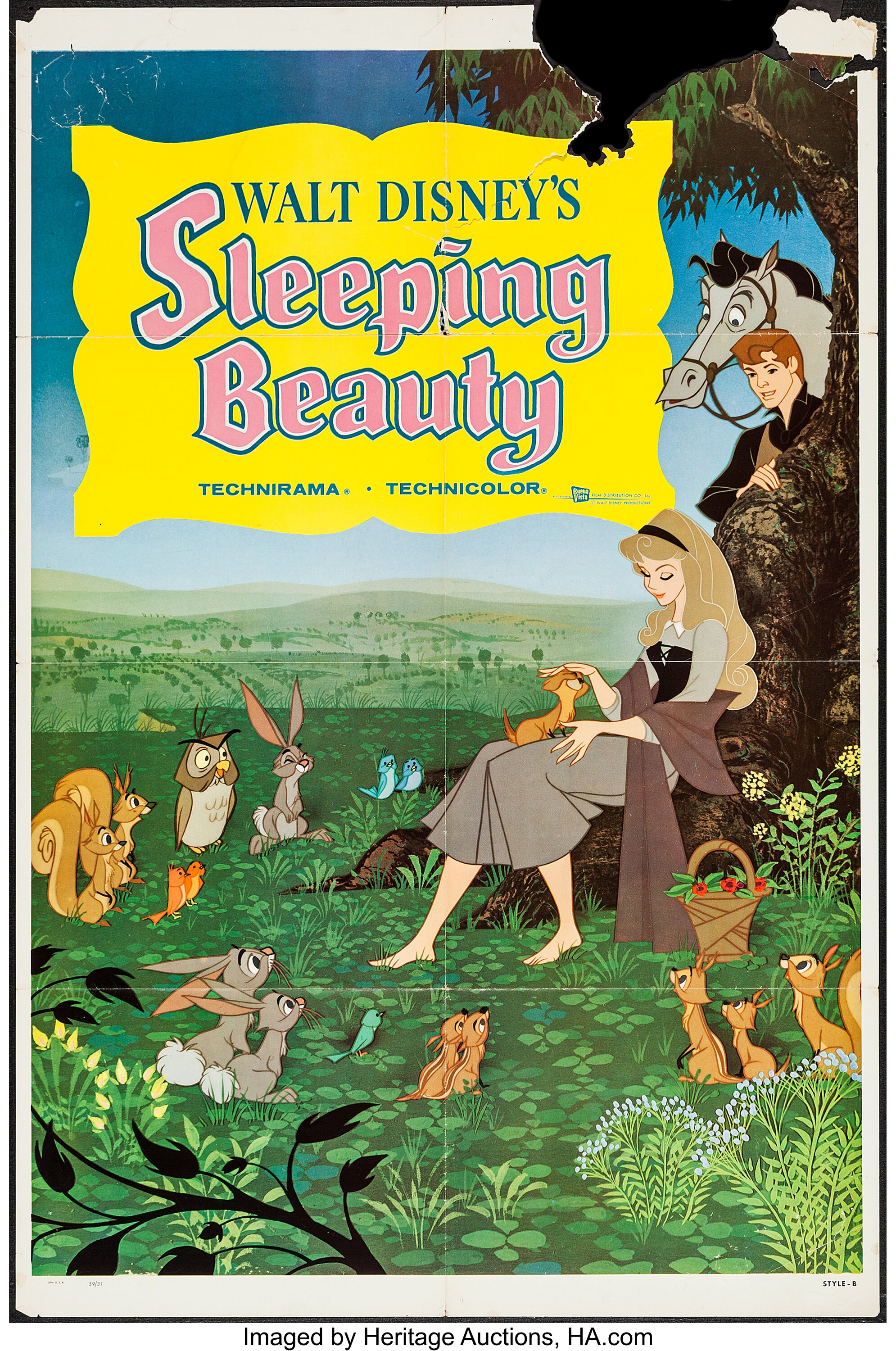 sleeping beauty disney movie poster