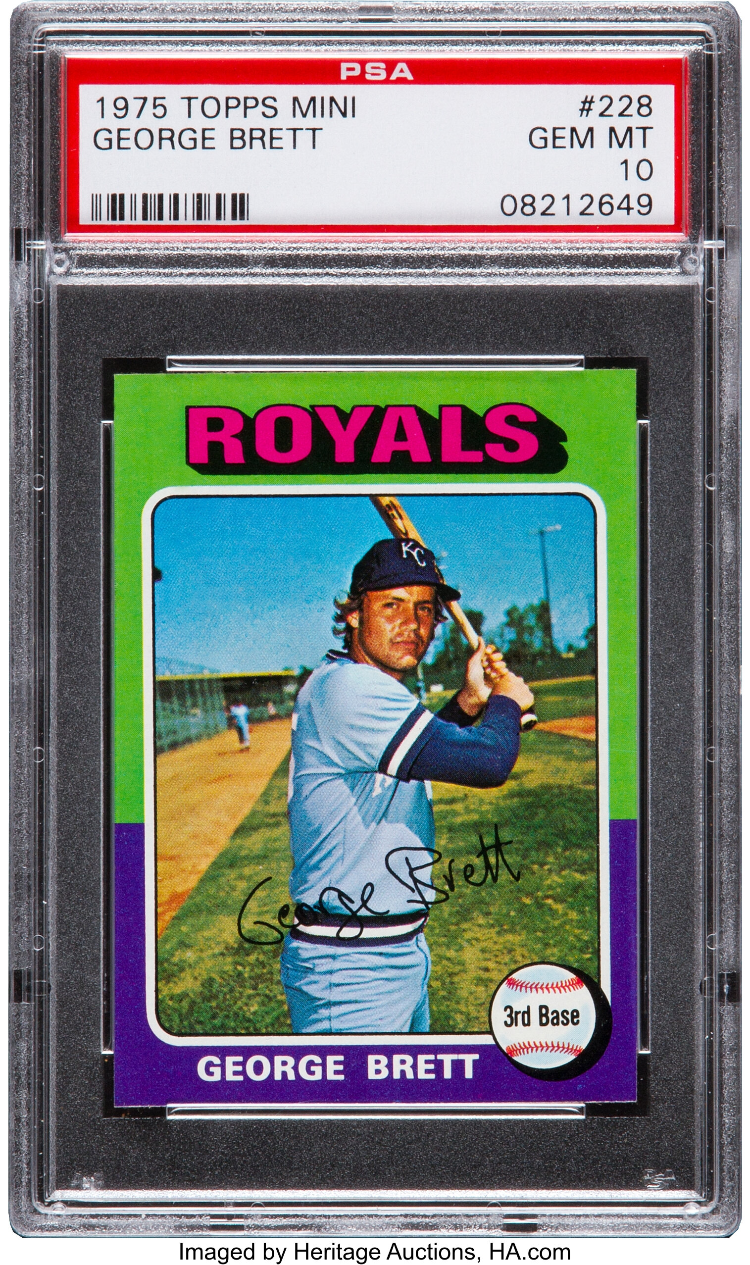 1975 Topps Robin Yount #223 SGC Gem 10 - Pop Three. Baseball