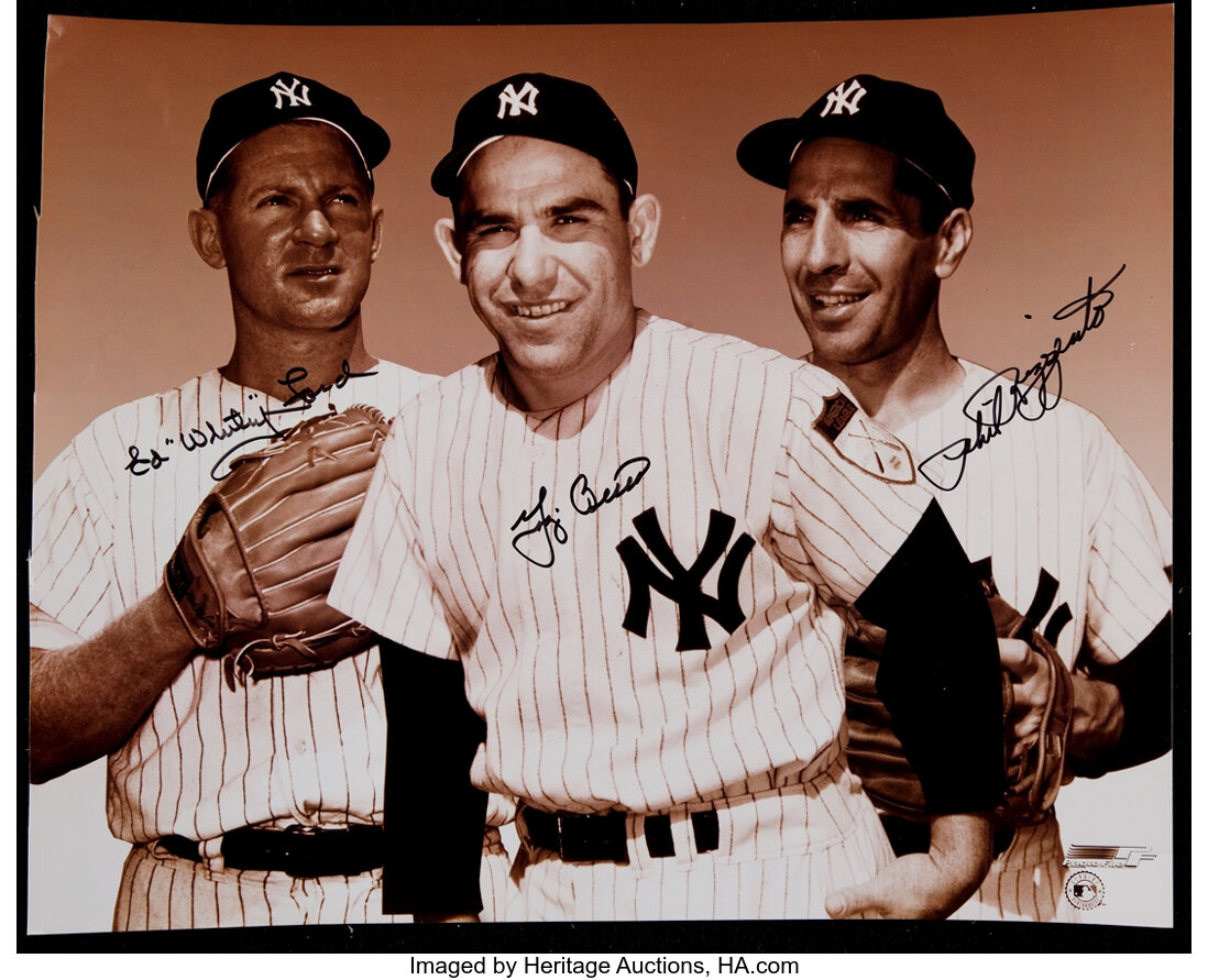 Sold at Auction: NEW YORK YANKEES PHIL RIZZUTO AUTOGRAPHED POSTER