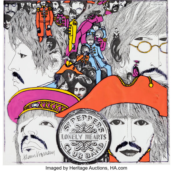 Klaus Voormann Original Beatles Artwork, "Sgt. Revolver" (Germany ...