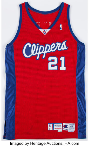 Authentic Darius Miles Los Angeles Clippers Champion jersey
