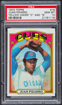 1972 Topps Baseball #447 Willie Stargell PSA 9 (MINT)