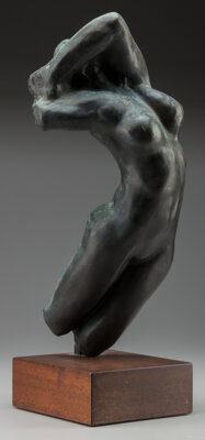 Quo Vadis a Life-size Bronze Sculpture Allegory by James Muir Bronze  Allegorical Sculptor-Artist