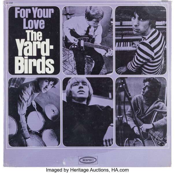 The Yardbirds For Your Love Sealed Mono LP (Epic 24167, 1965