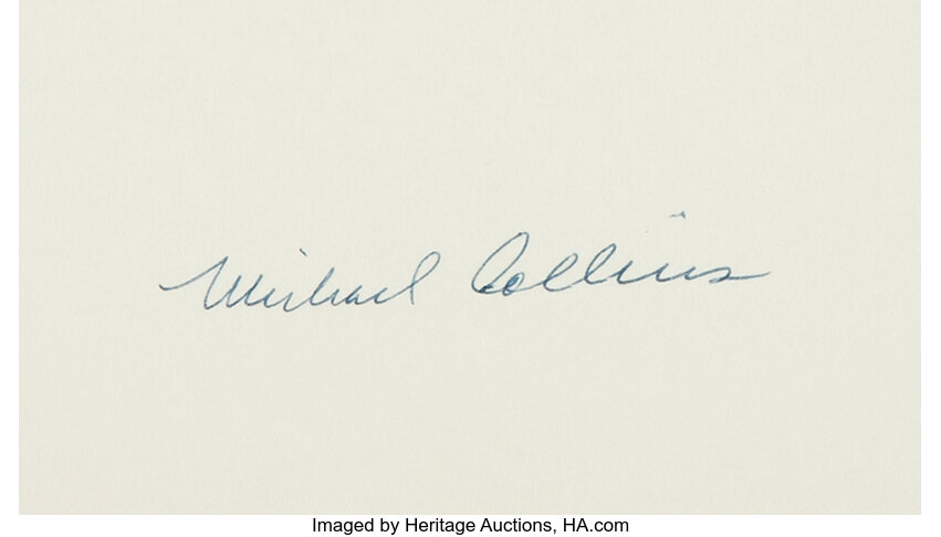 The mystery of Michael Collins' signature