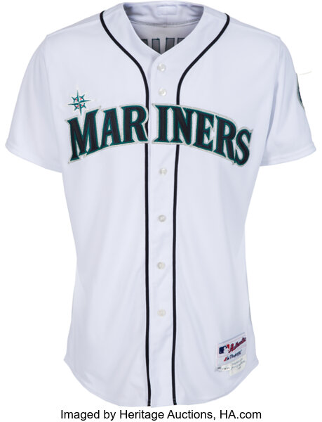 Lot Detail - 2009 ICHIRO SUZUKI SEATTLE MARINERS GAME WORN AND SIGNED ROAD  JERSEY