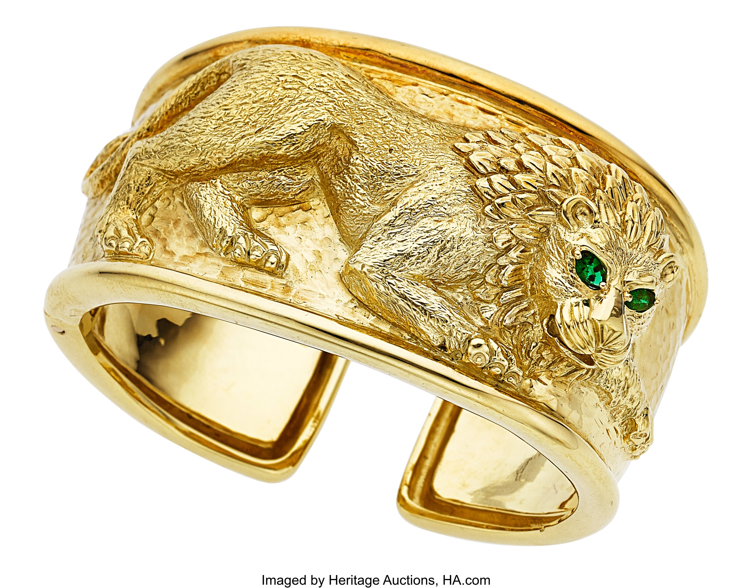 Emerald, Gold Bracelet, David Webb. ... Estate Jewelry Bracelets | Lot ...