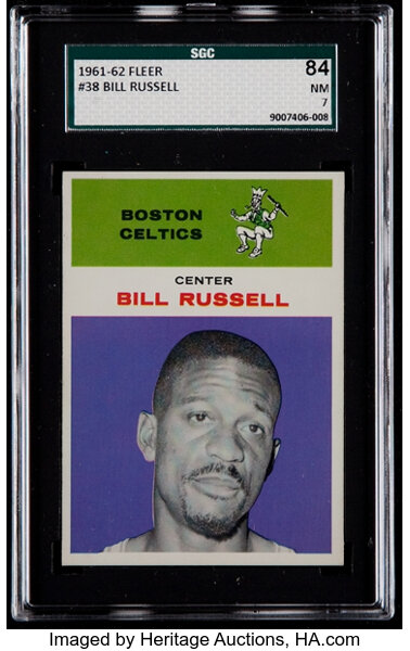 Sold at Auction: Exceptional Bill Russell Boston Celtics