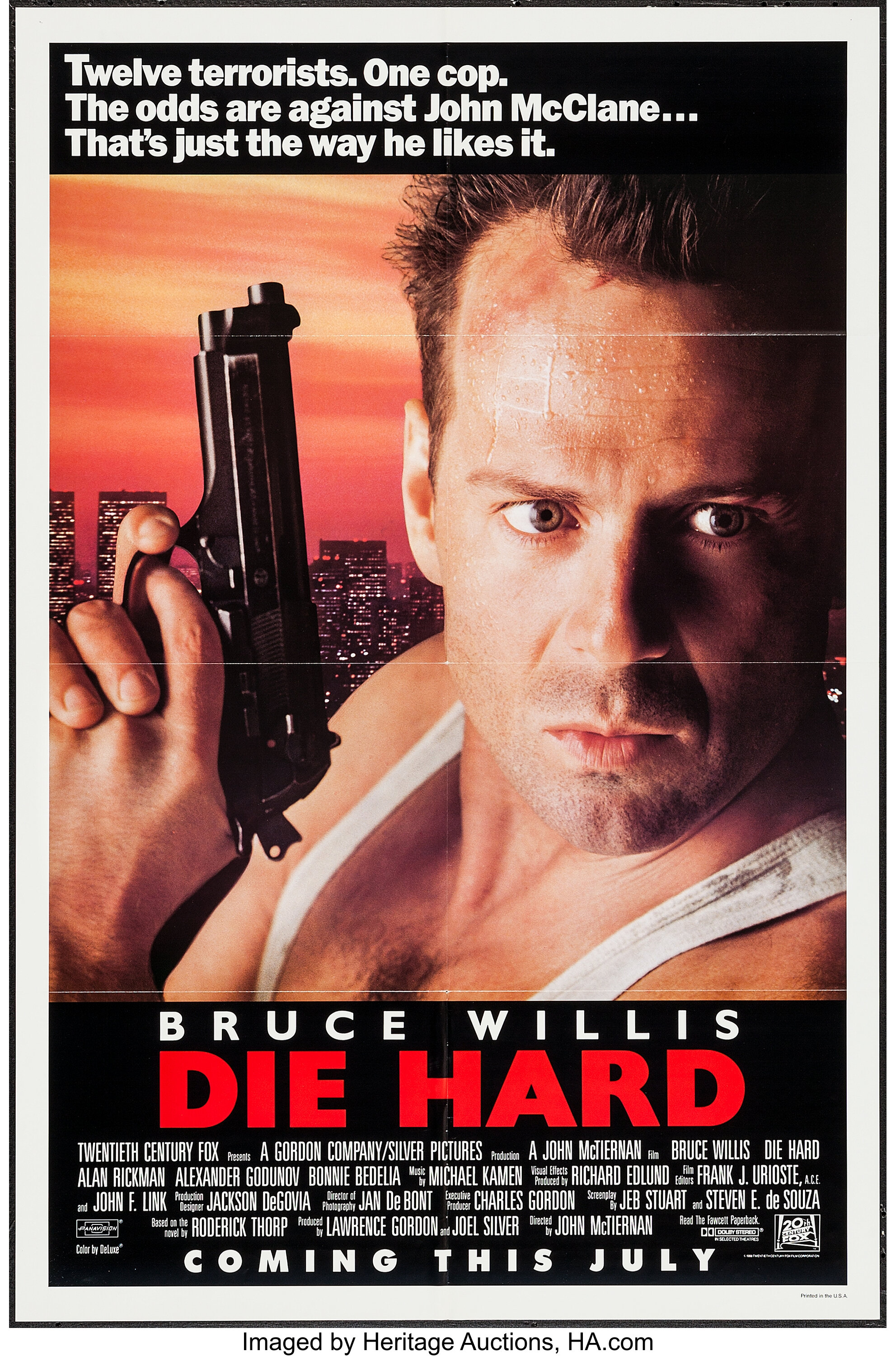 Die Hard (20th Century Fox, 1988). One Sheet (27