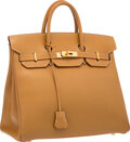 HERMES HAC 32 cm Birkin Sable Ardennes Gold Hardware Authentic HERMÈS  Vintage - SANDIA EXCHANGE