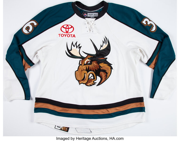 Manitoba Moose 2001 - 2002 alternate Game Worn Jersey