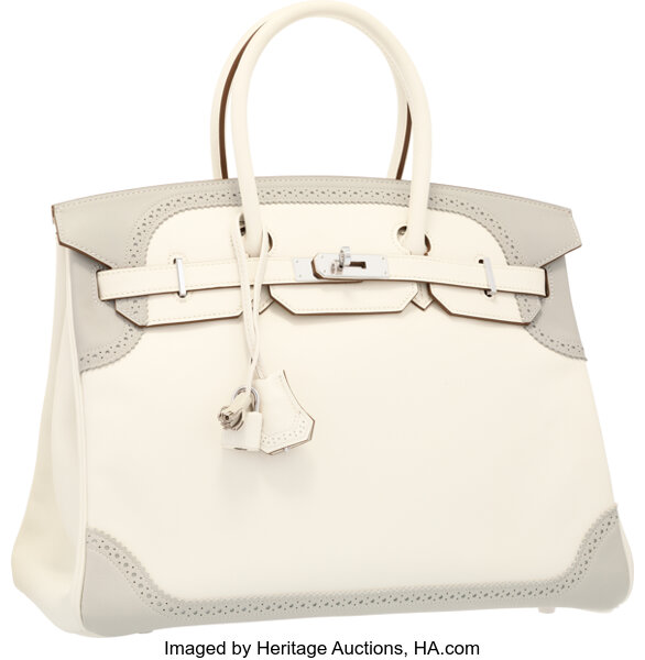 Hermes In and Out Birkin Bag Limited Edition Swift with Palladium