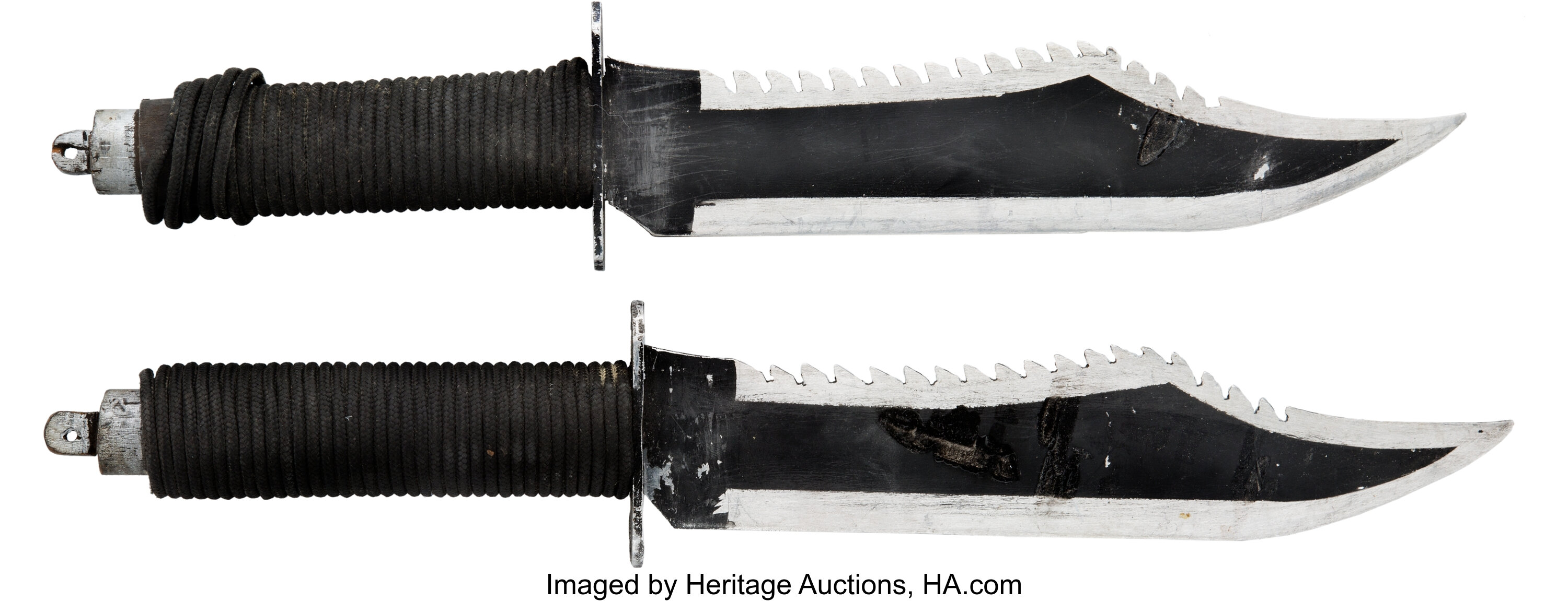 A Pair Of Survival Knives From Rambo First Blood Part Ii Lot 290 Heritage Auctions