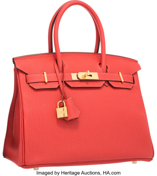Hermes Birkin 30 Rouge Sellier Togo GHW, Luxury, Bags & Wallets on