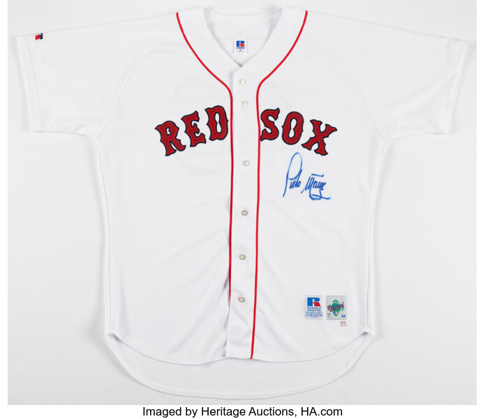 Pedro Martinez Signed Boston Red Sox Jersey. Baseball