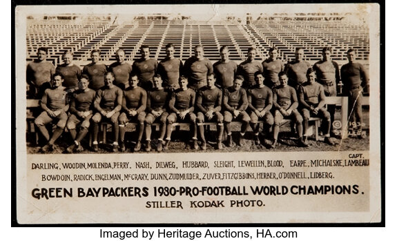 1937 Green Bay Packers Original News Photograph - Featuring Crystal, Lot  #41225