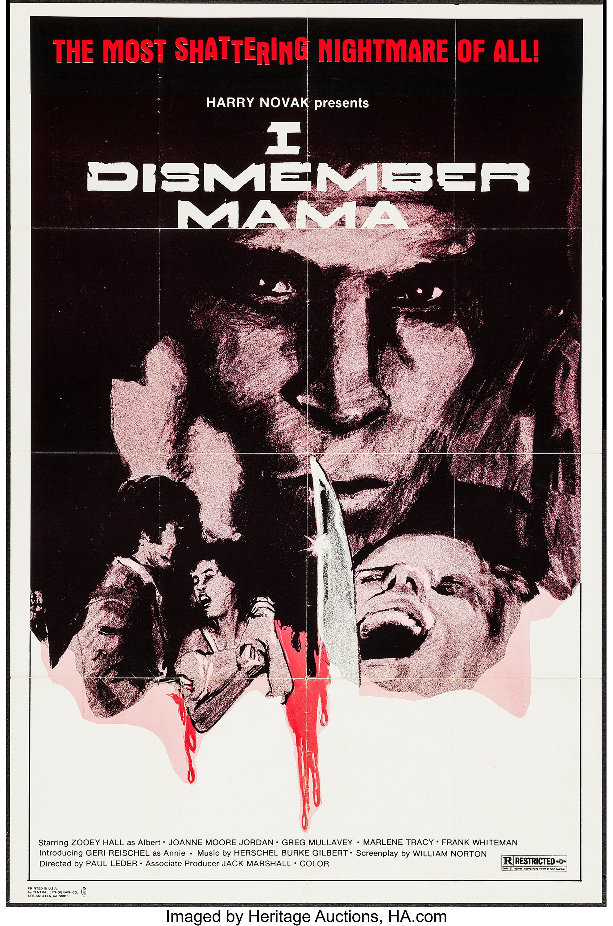 I Dismember Mama Europix International R 1974 One Sheet 27 X Lot 53222 Heritage Auctions In 1979, valiant international pictures had taken over theatrical distribution with screenings in san diego, ca, and planned screenings in los angeles, ca, according to a 7 mar 1979 lat news item. i dismember mama europix international r 1974 one sheet 27 x lot 53222 heritage auctions