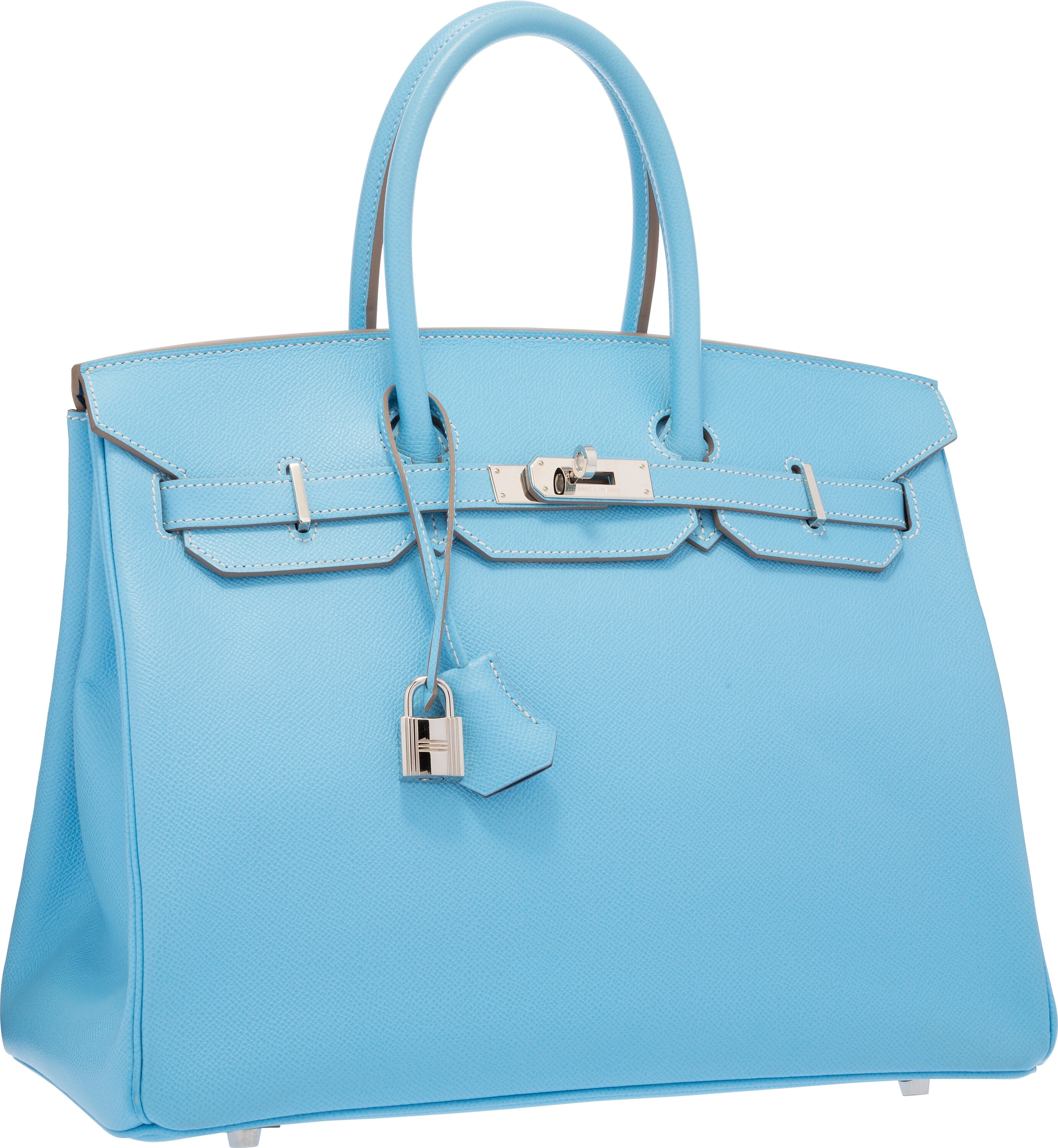 Hermès Birkin Bag 35cm Candy Collection Blue Celeste/Mykonos Epsom