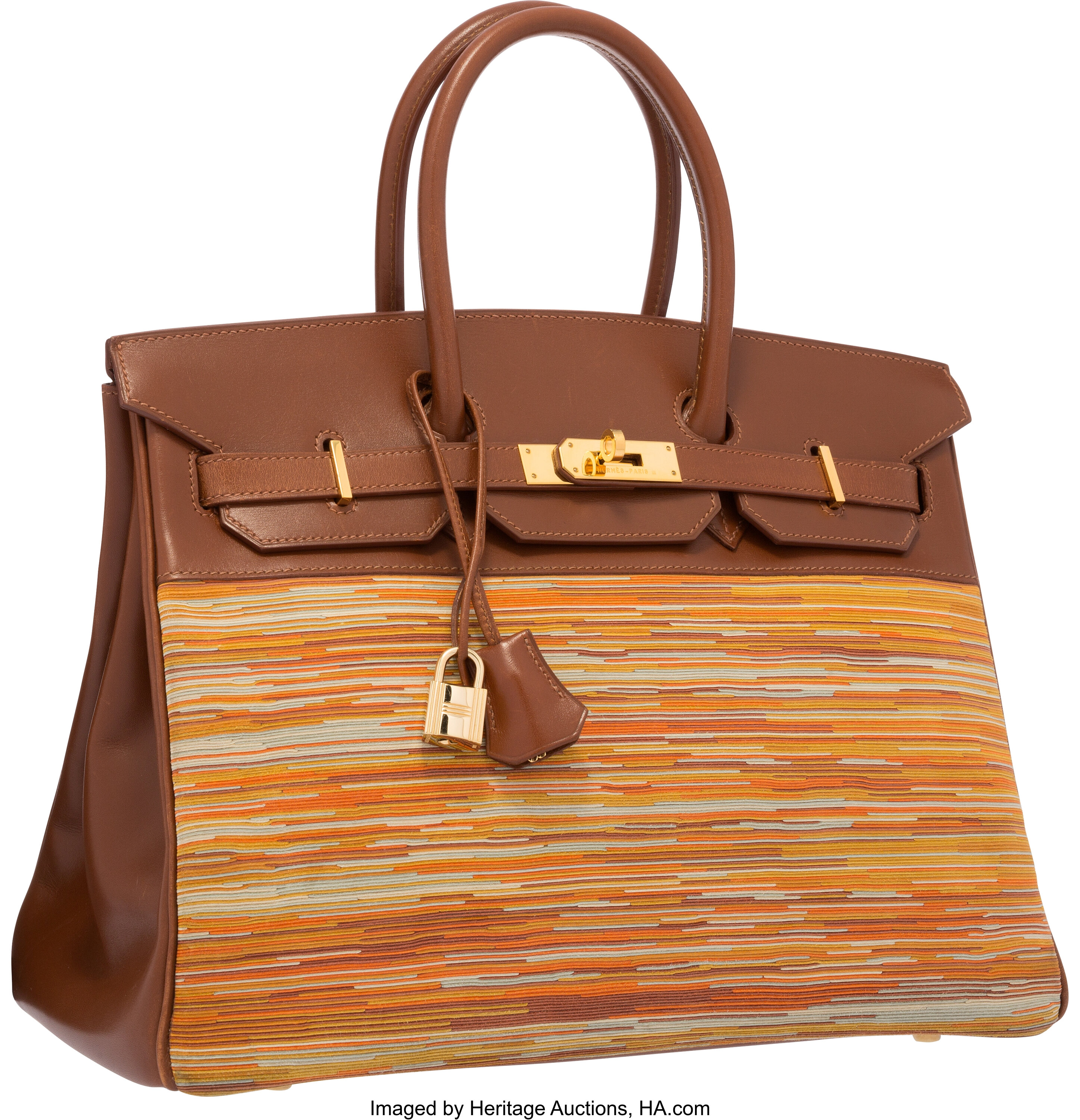 Hermes Noisette Box Calf 35cm Birkin Bag Gold HW – Boutique Patina