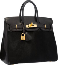 Sold at Auction: Hermes 35cm Brown Leather Custom Hand Painted Birkin