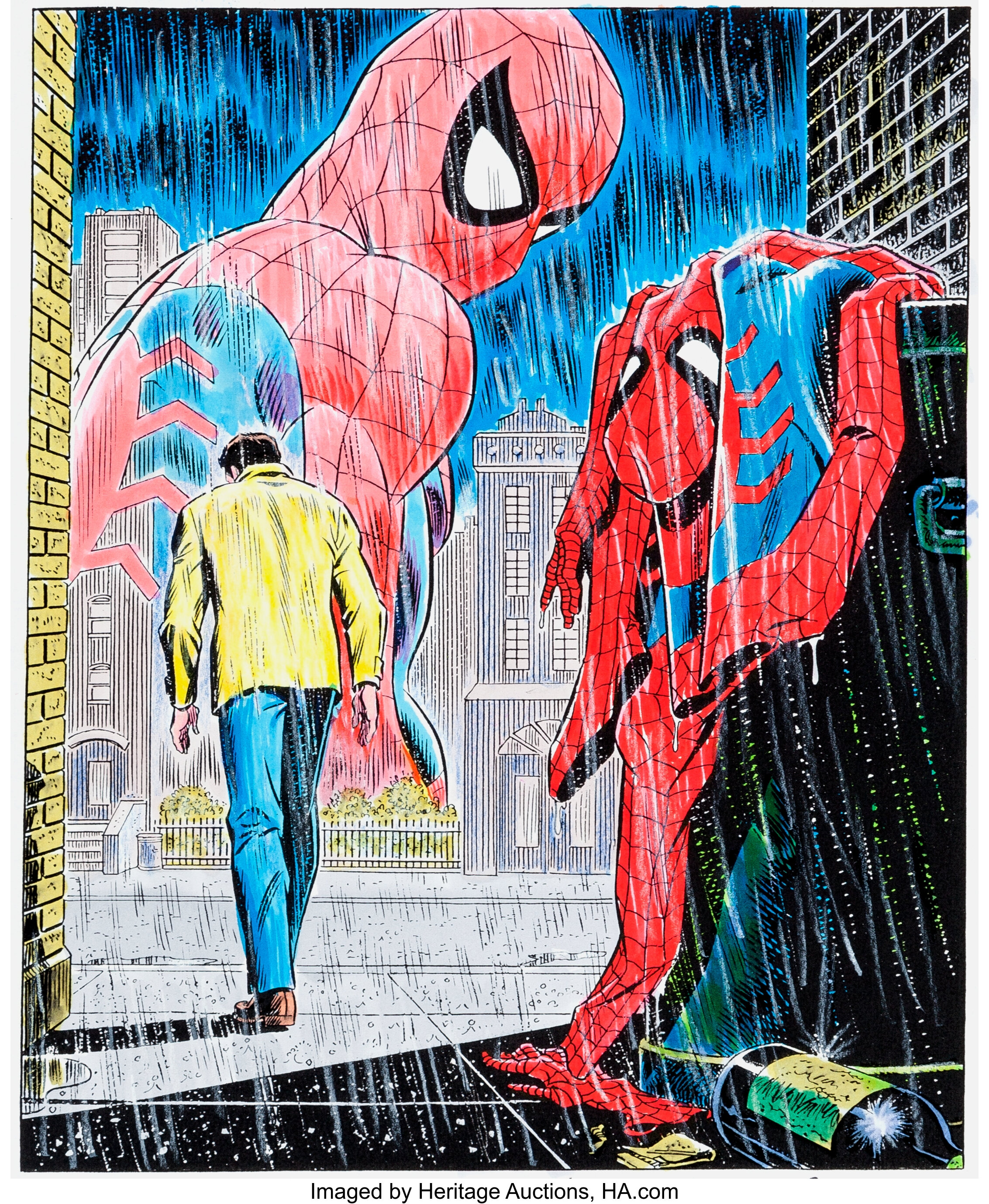 John Romita Sr. Spider-Man No More Lithograph Print Hand-Painted | Lot  #14657 | Heritage Auctions