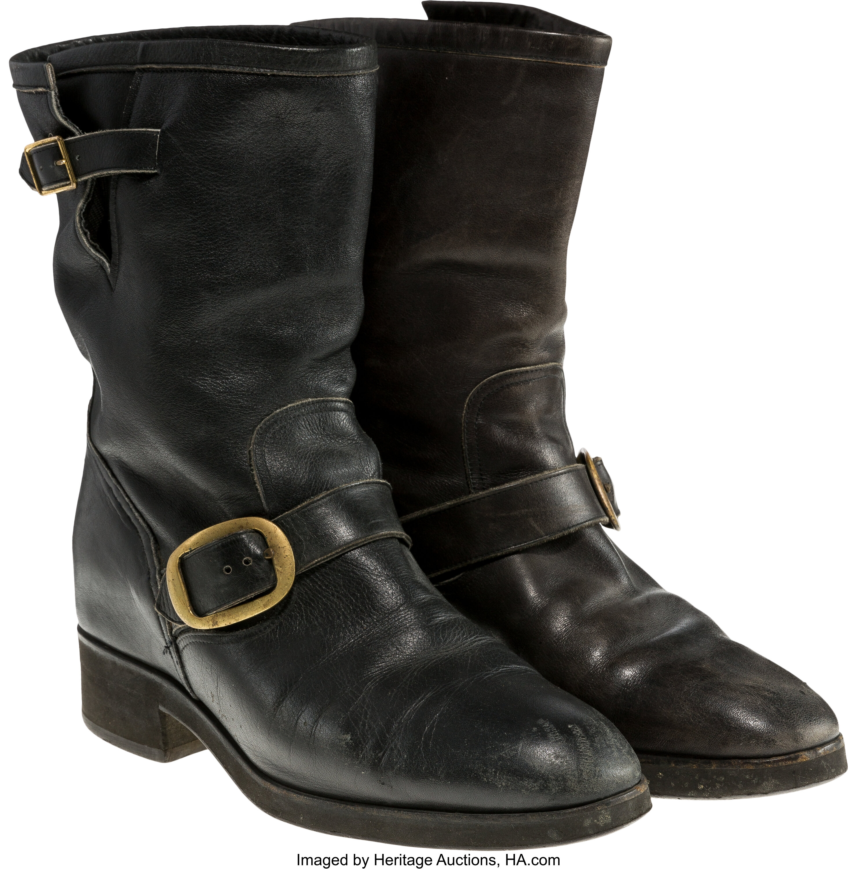 A Pair of Motorcycle Boots from Cobra. Movie TV Memorabilia Lot 89359 Heritage Auctions