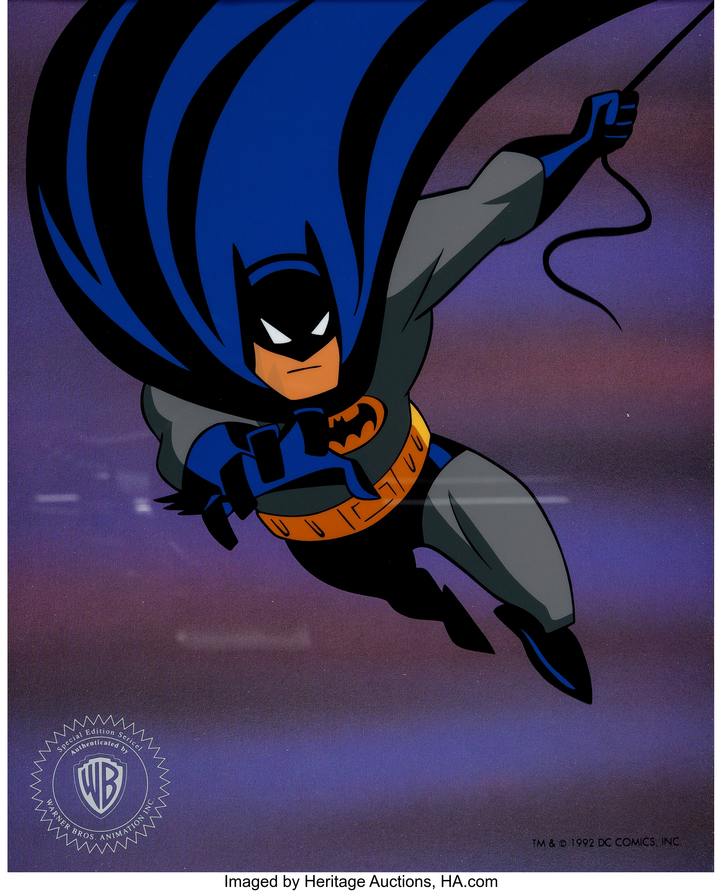 Batman: The Animated Series Limited Edition Cel (Warner Bros., | Lot #14111  | Heritage Auctions