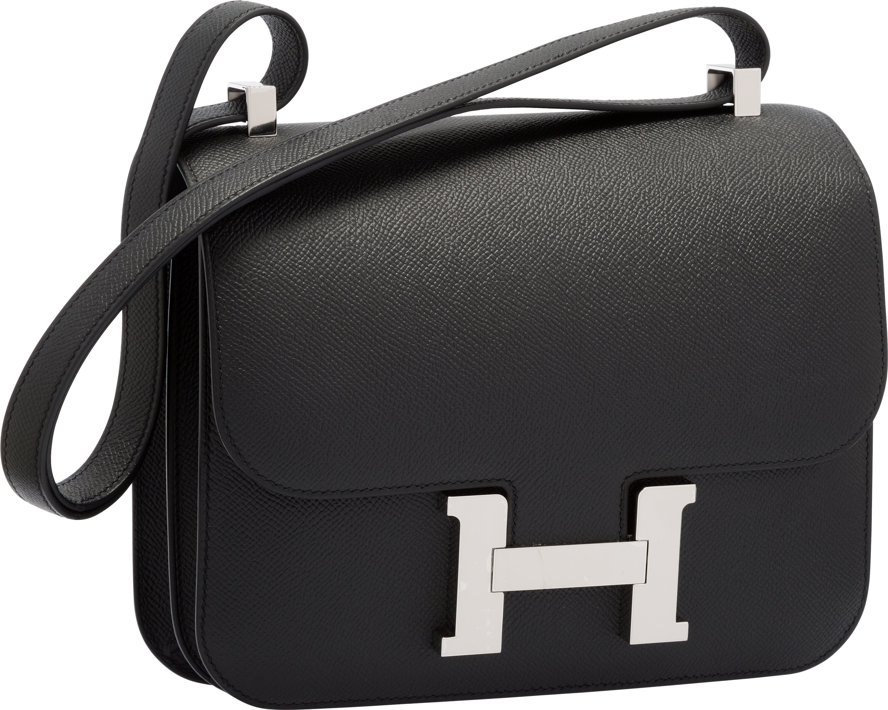 Hermes Bi-Color Constance 23cm Bag Epsom Calfskin Palladium